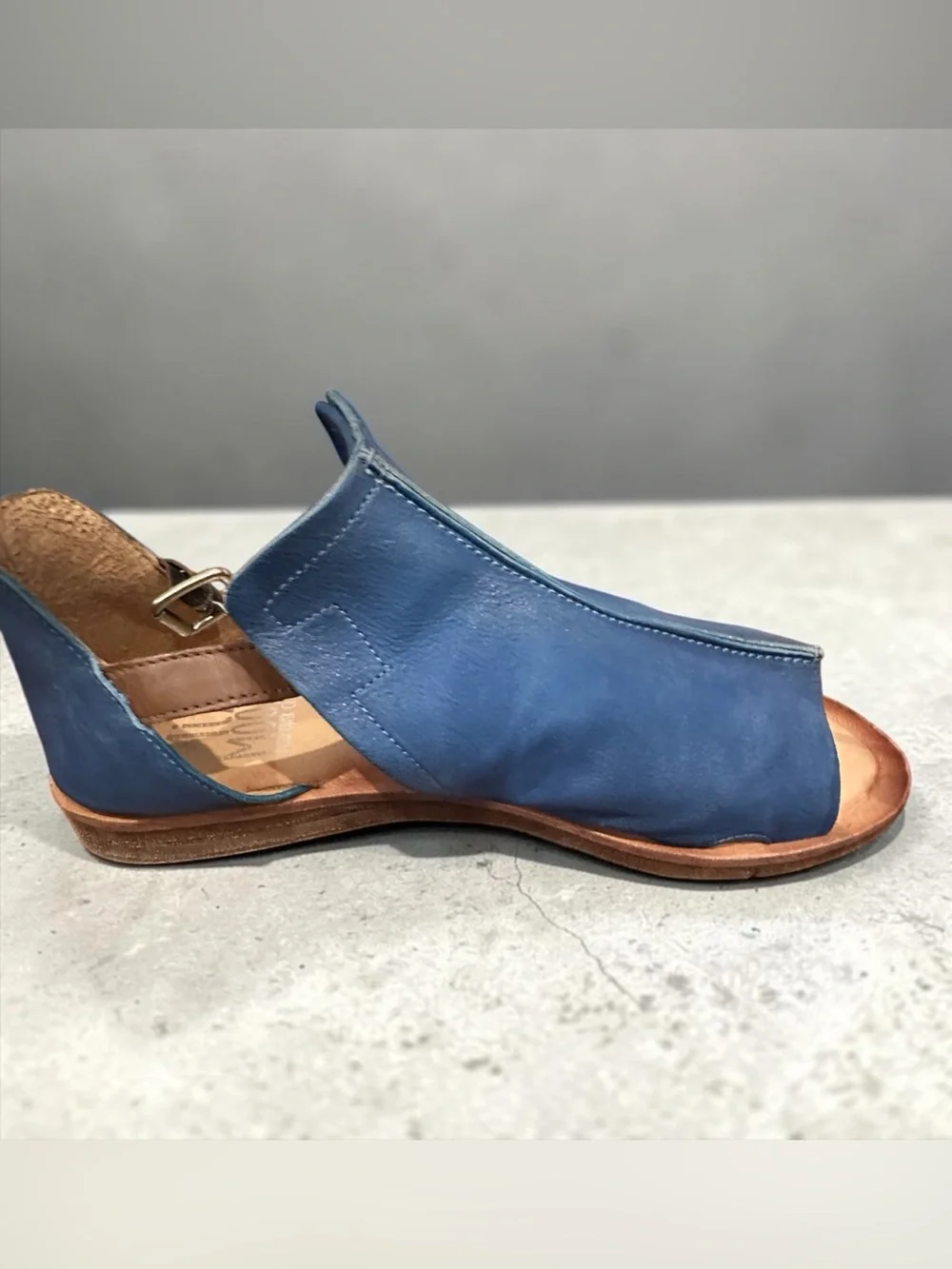 Miz Mooz sandals in denim color. Size 10 excellent condition!